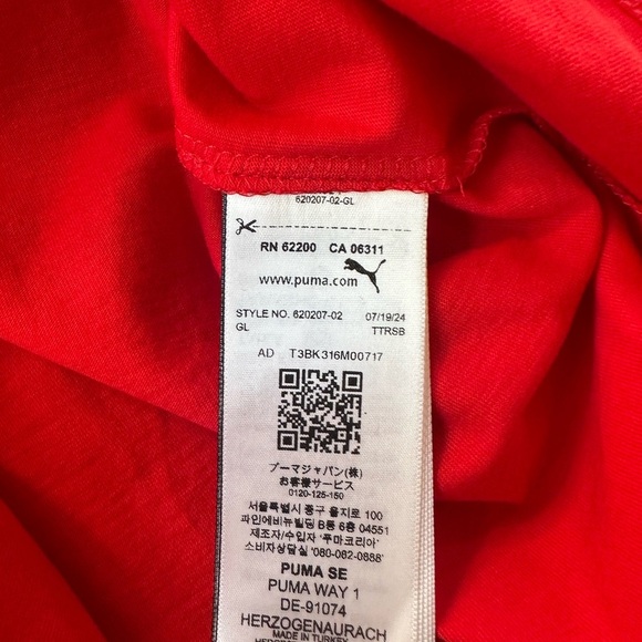 Scuderia Ferrari X Puma Big Ferrari Shield Logo Shirt Men’s XL New With Tags! - Picture 7 of 9